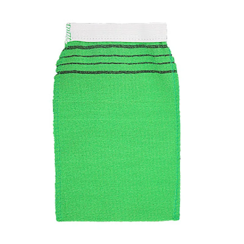 Двухстороннее полотенце для душа скраб тела корейское отшелушивающее ванны