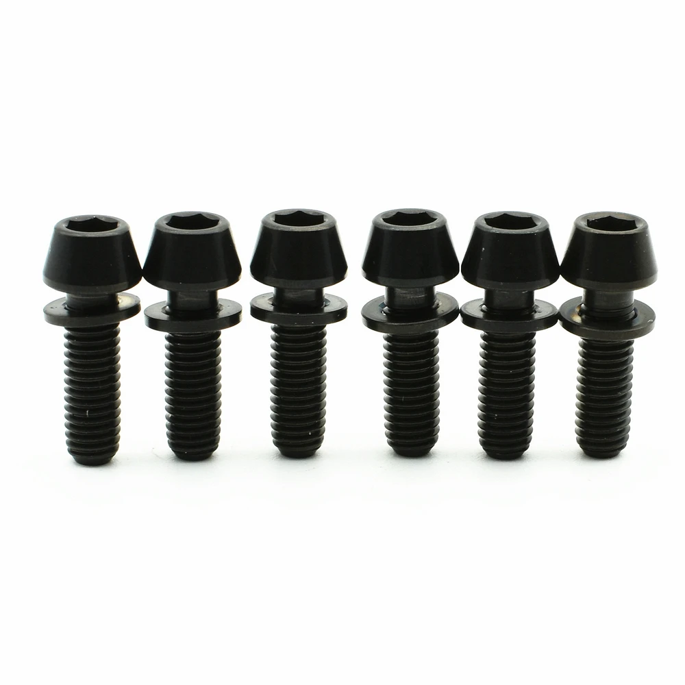 Титановый болт M5 x16/18/20 мм болты с золотым наконечником и шестигранной головкой