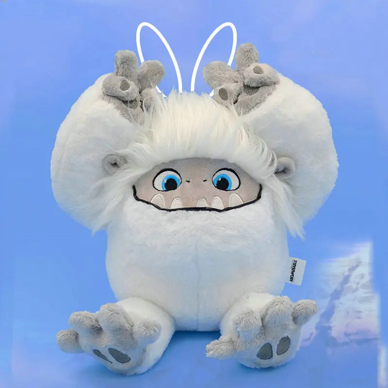 Yeti Плюшевые игрушки Аниме Снеговик Плюшевые Пушистые белые волосы Монстр плюшевый рюкзак подарок для детей подарок на день рождения