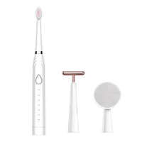 electric toothbrushes sonic for adults 5 dupont brush heads facial brushing head lifting head usb rechargeable