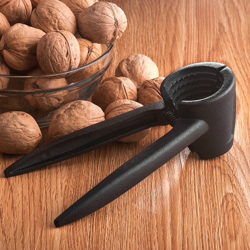 

Creative Stainless Steel Quick Walnuts Cracker Sheller Nut Opener Clip Nuts Crusher Open Fruit Shell Practical Kitchen Tools