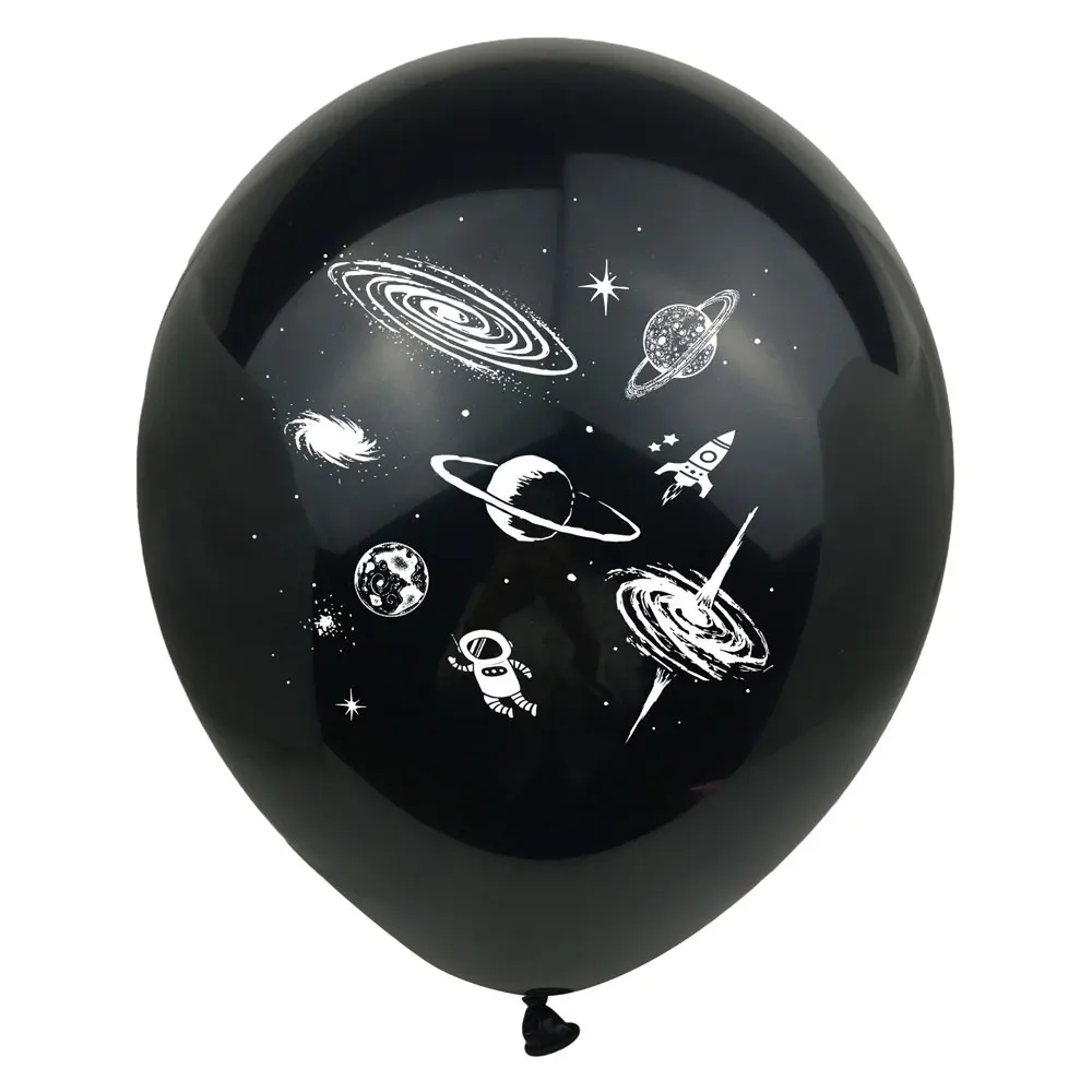 

12inch Spaceman Rocket Latex Balloons Happy Birthday Gifts Decoration Helium Air Ball Wedding Ballons Baby Shower Party Supplies