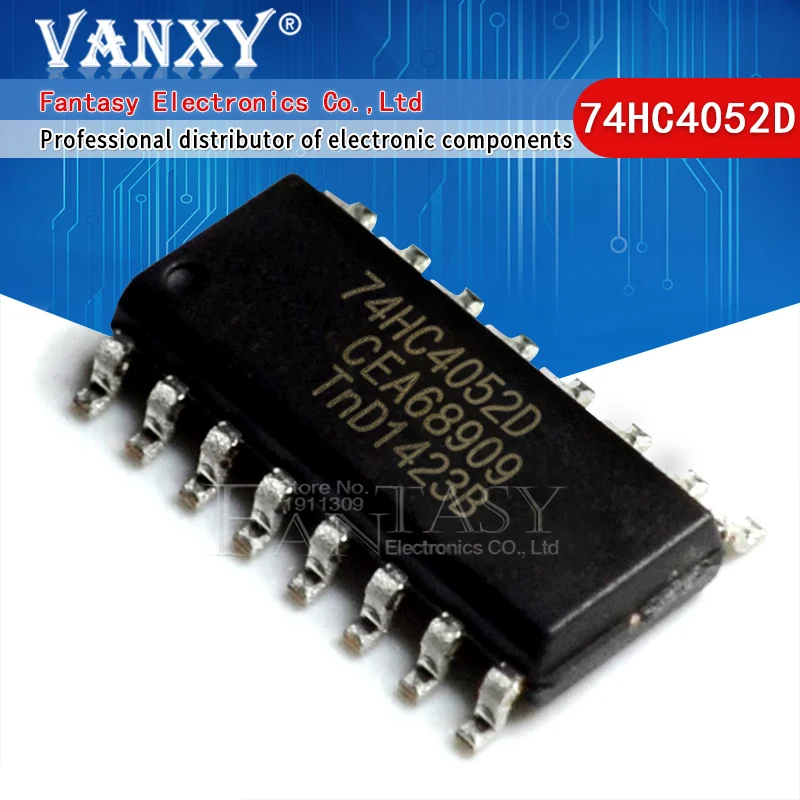 10 шт. 74HC4052D SOP16 74HC4052 SOP SN74HC4052DR 16 SMD новая и оригинальная ИС|smd ic|ic smd |