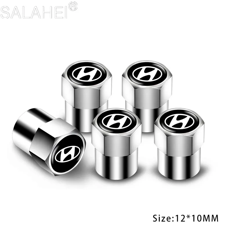 

Metal Wheel Tire Valve Cap Car Tyre Air Stems For Hyundai Sonata IX25 IX35 IX45 I20 I30 I40 Mistra Azera Elantra Car Accessories