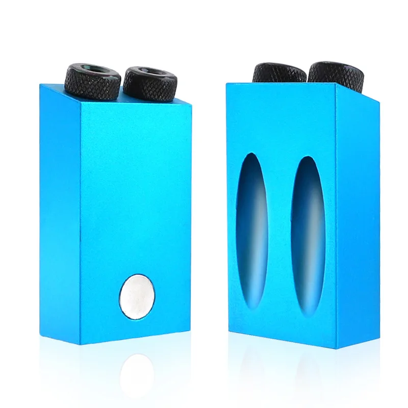 Магнитный Карманный джиг для отверстий сменная направляющая дрели 6 8 10 мм синий