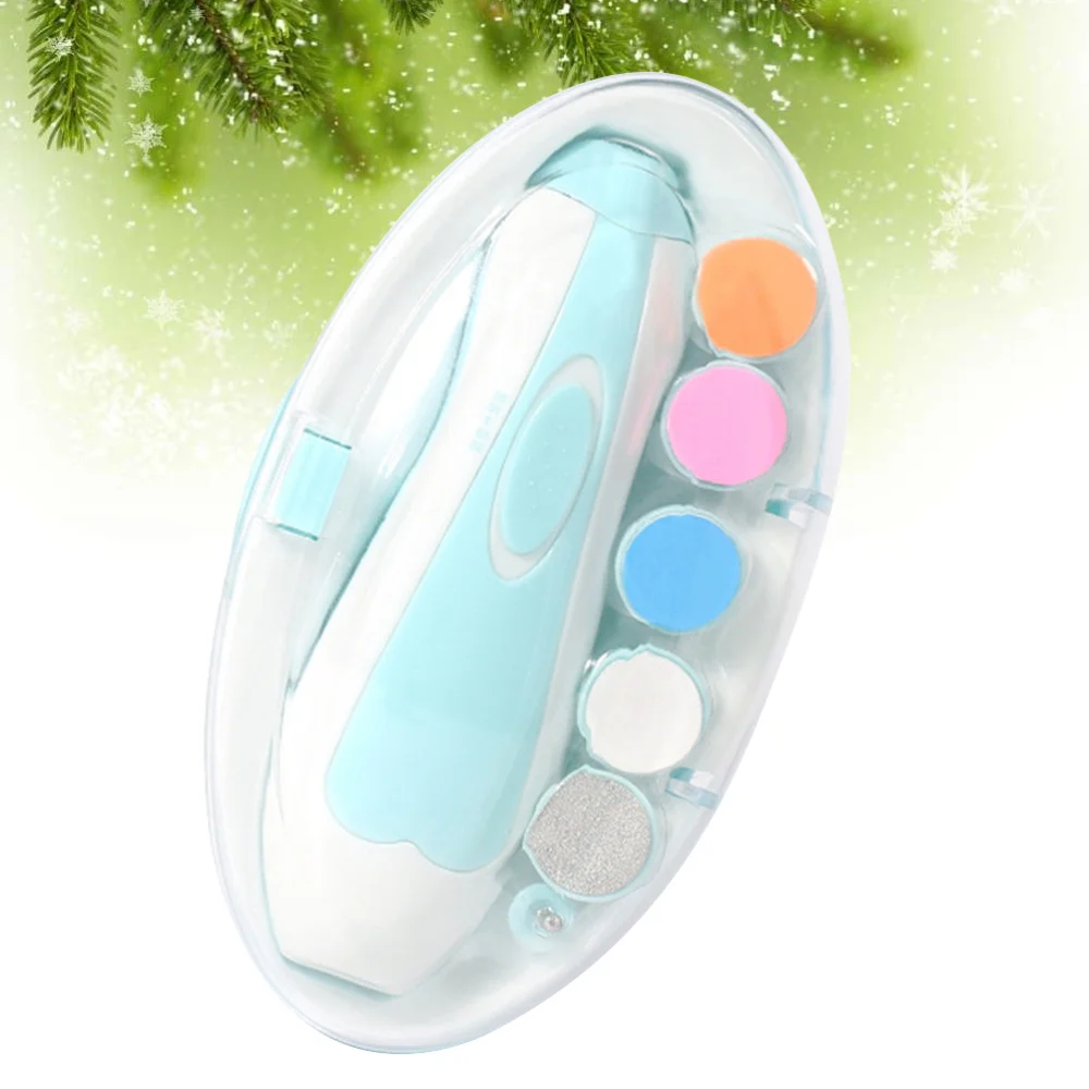 

LED Nail Grinder Electric Nail Trimmer Portable Paw Nail Trimmer for Pet Cat Dog (Sky-blue Without Battery)