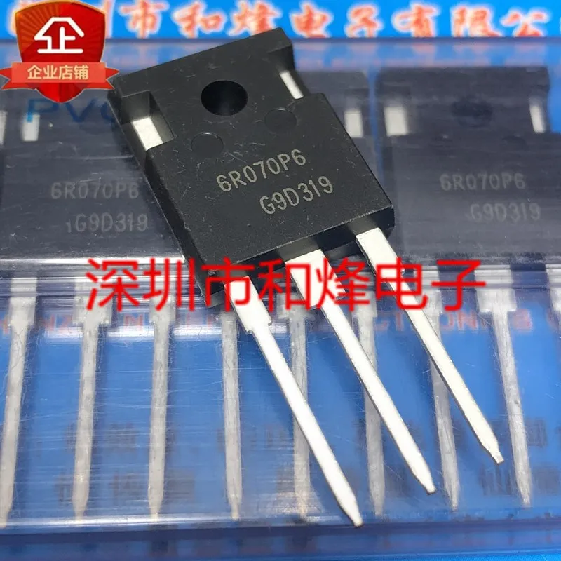 

Original 2pcs/ 6R070P6 IPW60R070P6 TO-247 650V 53.5A
