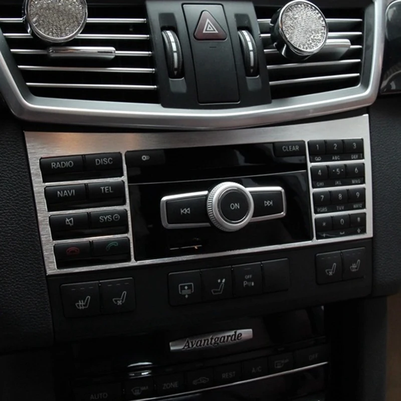 

Auto Interior Center Console Button Panel Switch Panel Decorative Cover Trim For Mercedes Benz W212 E Cl 2009-2015