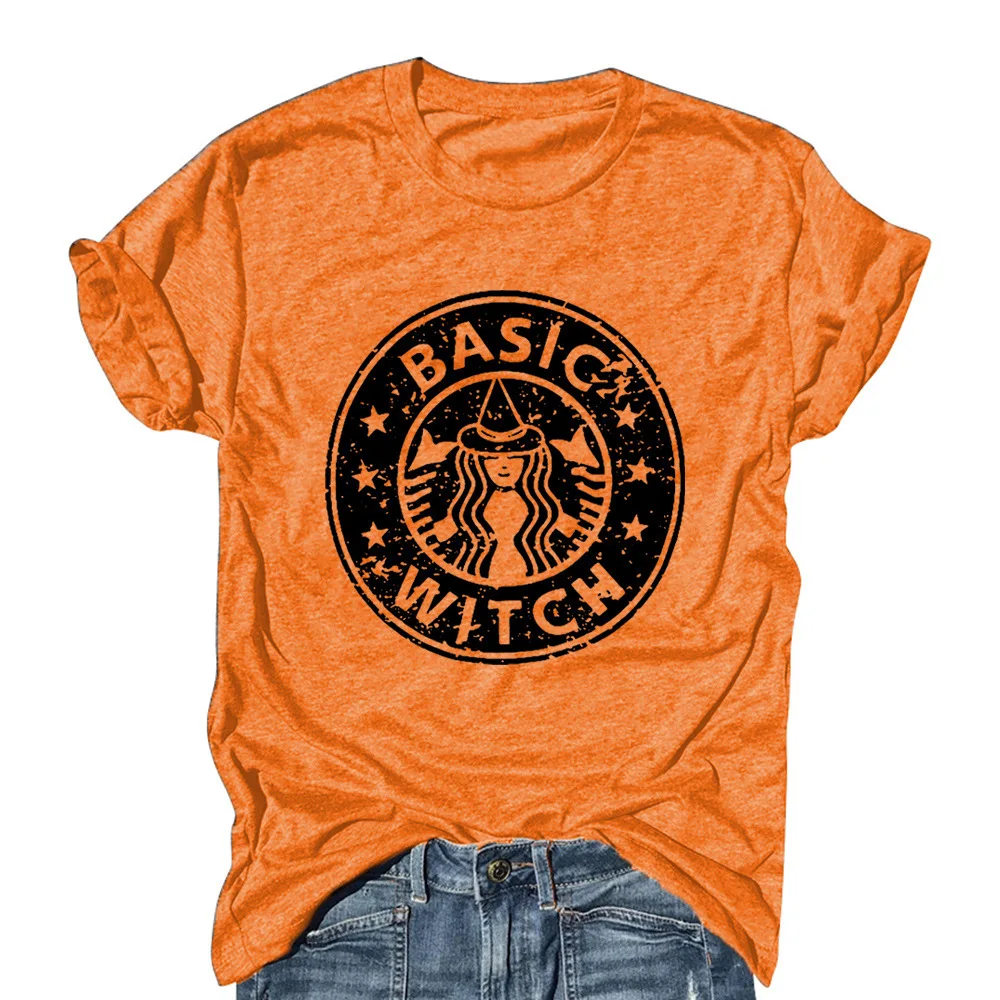 

2021 Fashion Summer 3D Printing Coffee Pattern Printing Ladies T-shirt Plus Size Round Neck Top