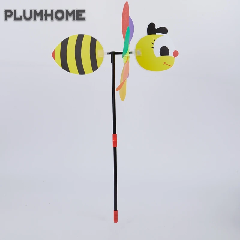 Горячая Распродажа 3D большое животное пчелы ветряная мельница ветра вертушка