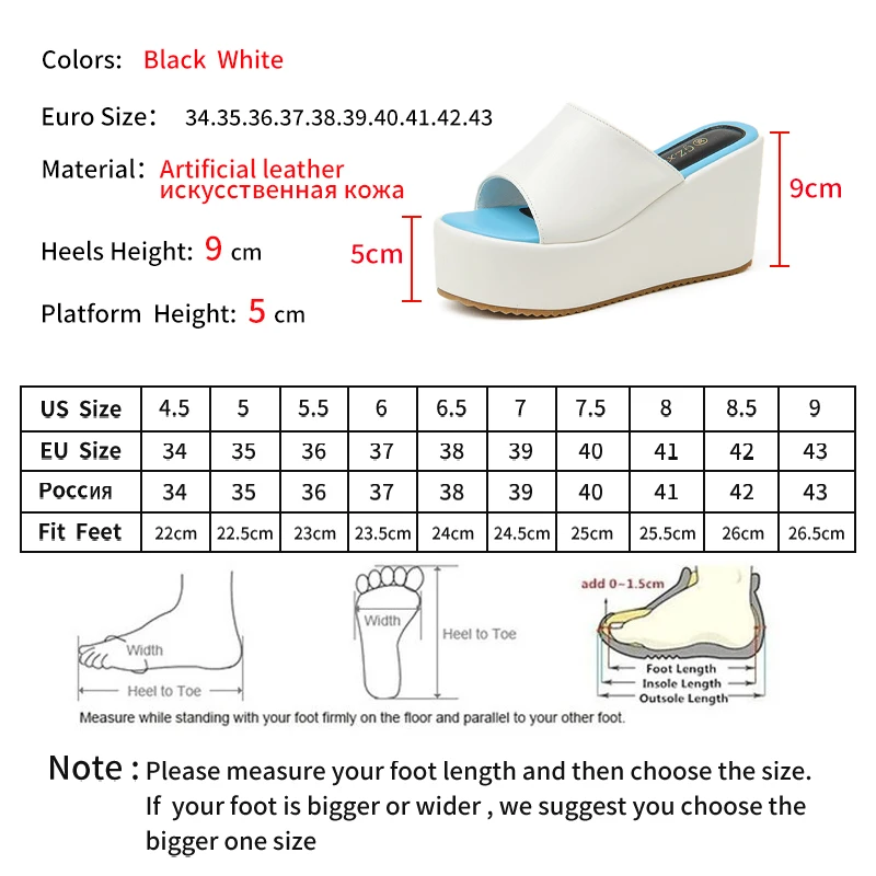 

LEOPARD LAND Fashion Shoes for Women Wedge with Sponge Cake Color Matching Word Sandals Casual Open-toe High-heeled Slippers JXQ