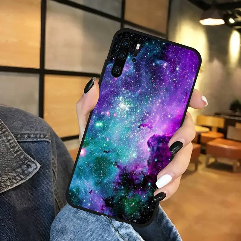 

colorful space for galaxy universe Phone Case For Huawei Y5 Y6 II Y7 Y9 PRIME 2018 2019 NOVA3E P20 PRO P10 Honor 10