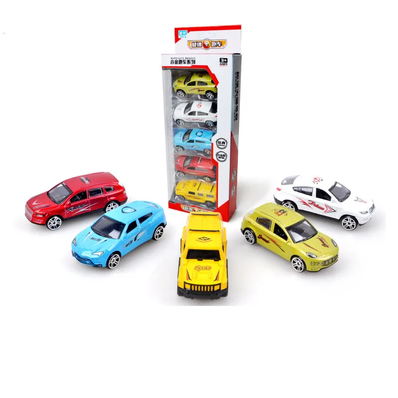 5 шт. мини-сплав моделирование строительный автомобиль военный грузовик-цистерна