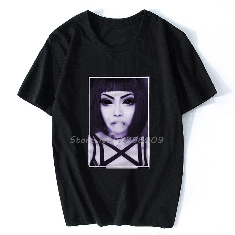 Футболка Горячая сексуальная Готическая сатана сатанизма оккультистическая