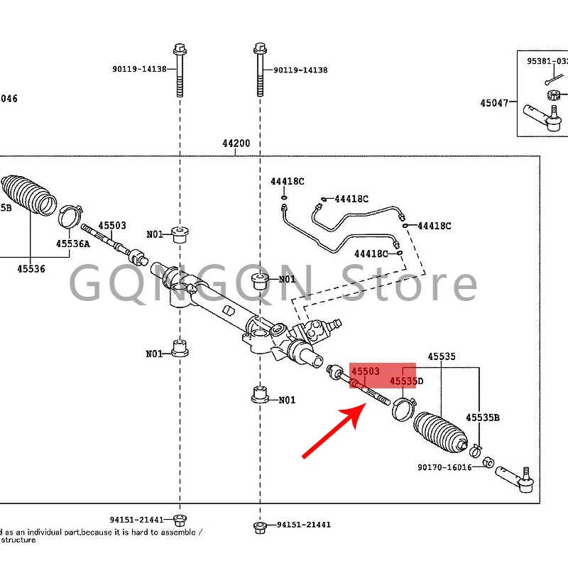 

Подставка рулевого механизма автомобиля 2009- 2020Toy ot a4RU NNE R 4000 PRA DO, вспомогательное рулевое колесо электронного рулевого механизма