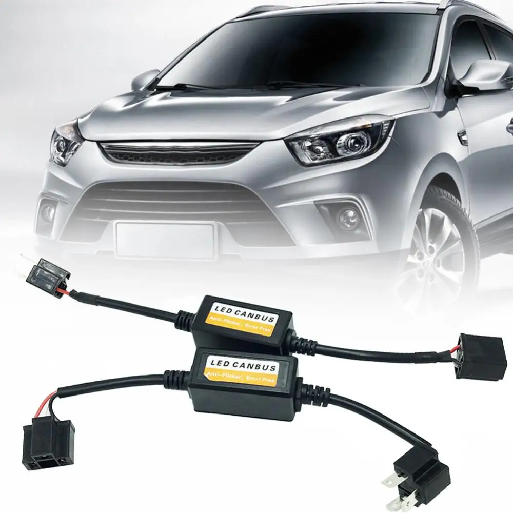 

1 Pair H1 H4 H7 H11 9005/9006 Car Auto Error Free LED Headlight Canbus Decoder
