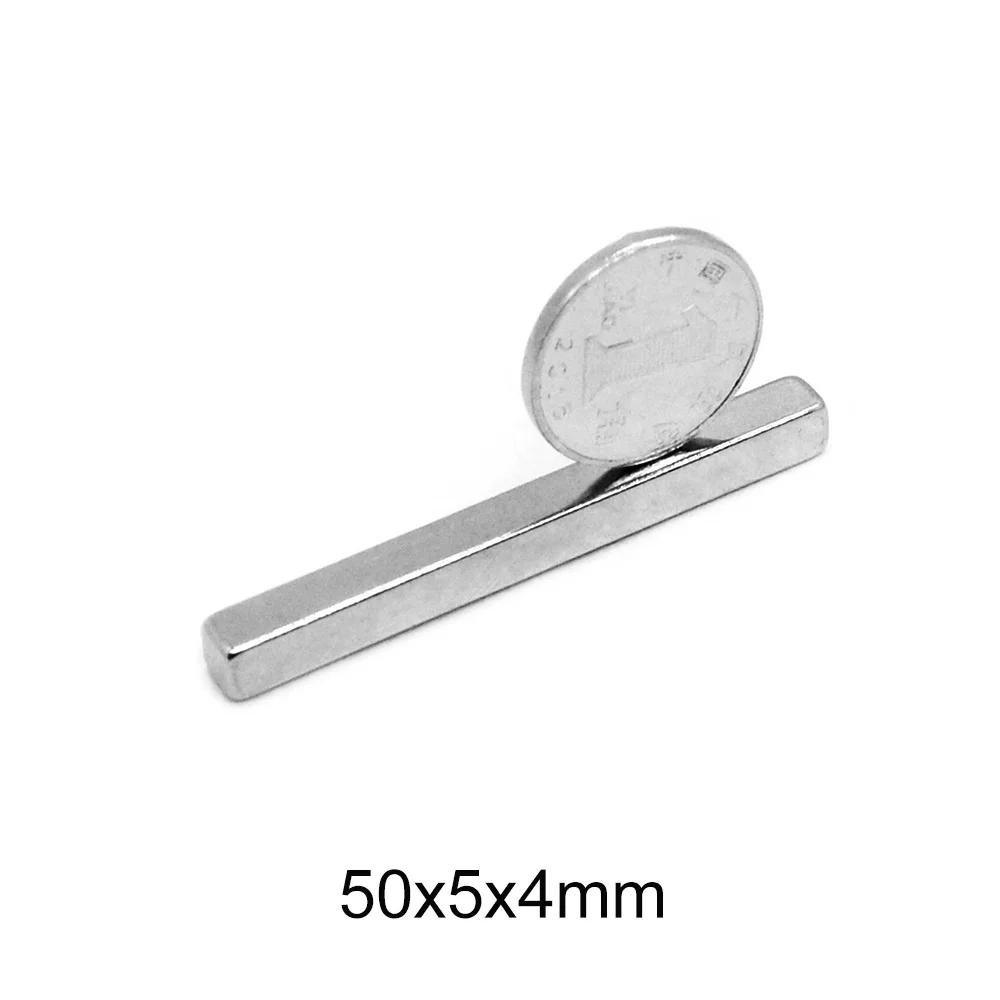 5/10/20/30/50 шт. 50x5x4 Блок Сильный редкоземельный магнит 50 мм x 5 неодимовые магниты лист