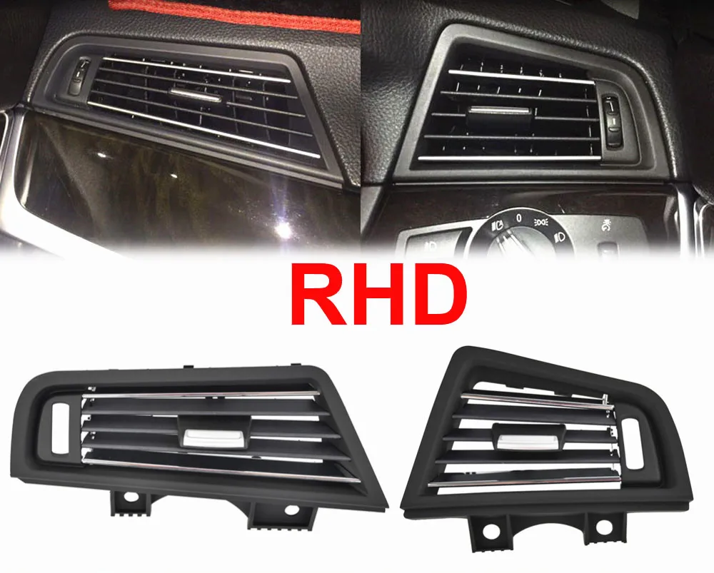 For BMW F10 F11 F18 5 Series 520 523 525 528 530 535 64229166885 Chrome Car Front Console Center Grill Dash AC Air Heater Vent For BMW F10 F11 F18 5 Series 520 523 525 528 530 535 64229166885 Chrome Car Front Console Center Grill Dash AC Air Heater Vent