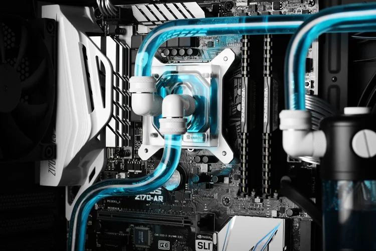 Бэрроу YR01 Hardtubes CPU набор водяного охлаждения 240 мм радиатор блок ЦП светодиодные