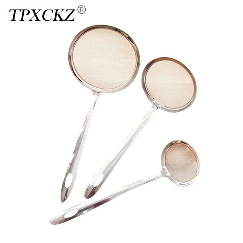 Дуршлаг для шумовки TPXCKz из нержавеющей стали дуршлаг Обжарка на масле ложка сито