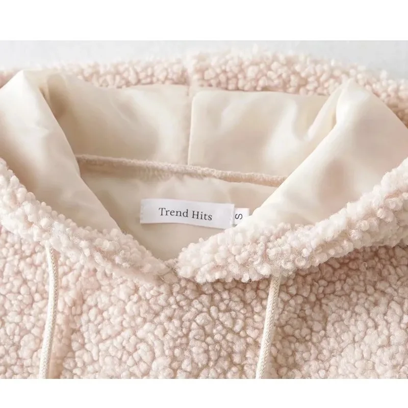 

2021 Pure color Female Hoodies sweatshirt Womens Long Sleeve Tops Winter Keep warm Hoodie Pullover Women clothing Casual hoodies