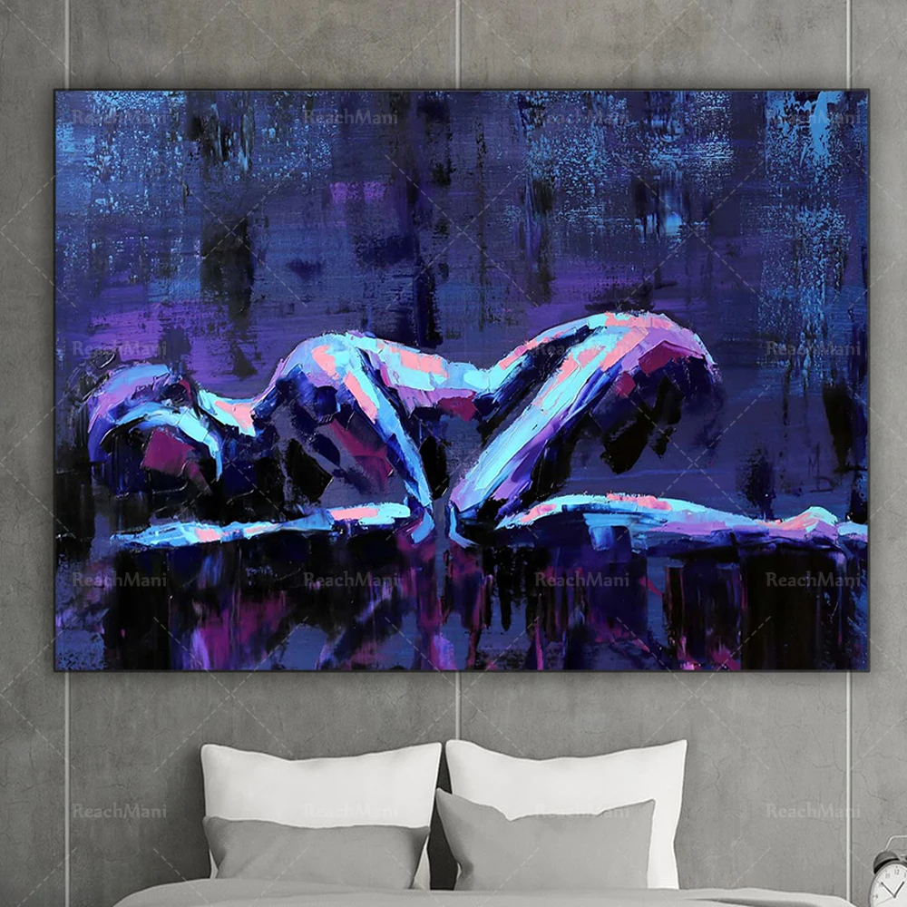 

Abstract Girl Prints, Love Abstract Art Palette-Color Painting, Human and Musical Shape Artist Home Decoration Fashion Poster