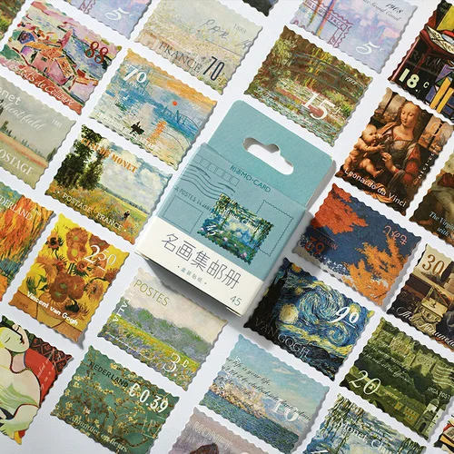 

Набор декоративных наклеек Ван Гог и Моне MOHAMM