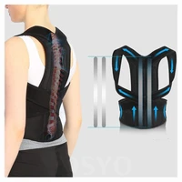 adjustable corset back posture corrector adult shoulder lumbar brace spine support braces neoprene shapers for men women belt up
