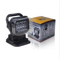 outdoor working light marine search light vehicle remote control 50w led searchlight