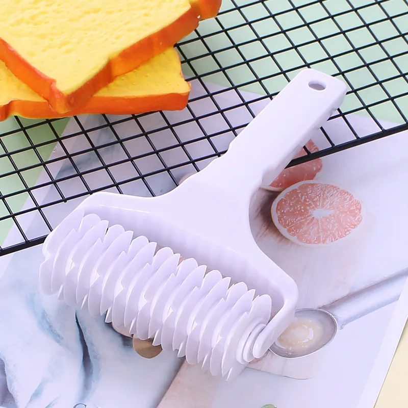 1PCS high quality pie pizza cookie pastry large plastic net knife roller baking tool tray embossed dough | Дом и сад