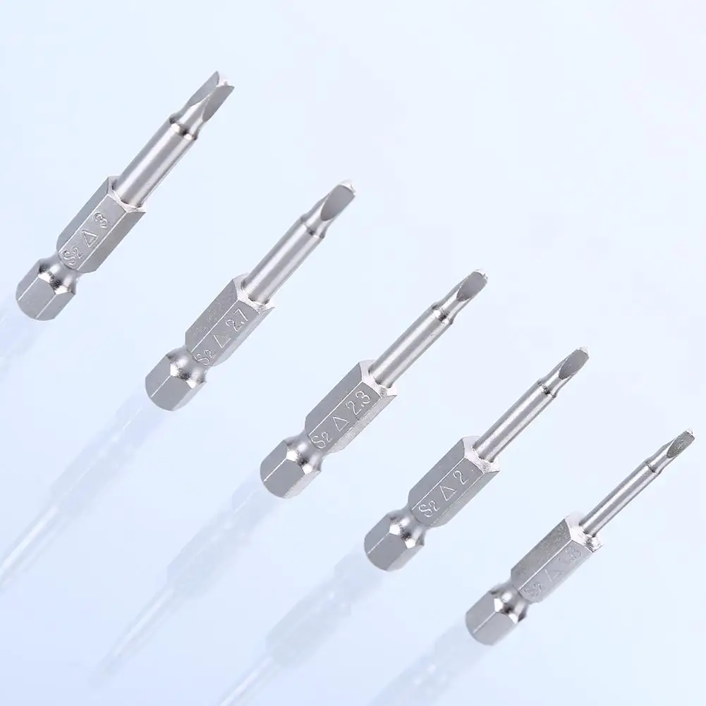 

Professional 5pcs Triangular Screwdriver Screw Bits Magnetic Electric Screwdriver Bits Hand Tools Set