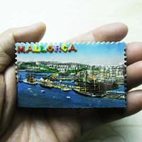 spain mallorca tourism commemorative seascape decorative crafts magnetic refrigerator collection accompanying gifts