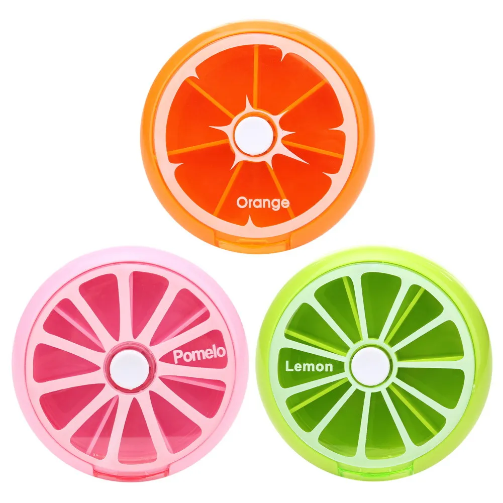 Медицинских таблеток для использования в коробка форме фруктов сортировать