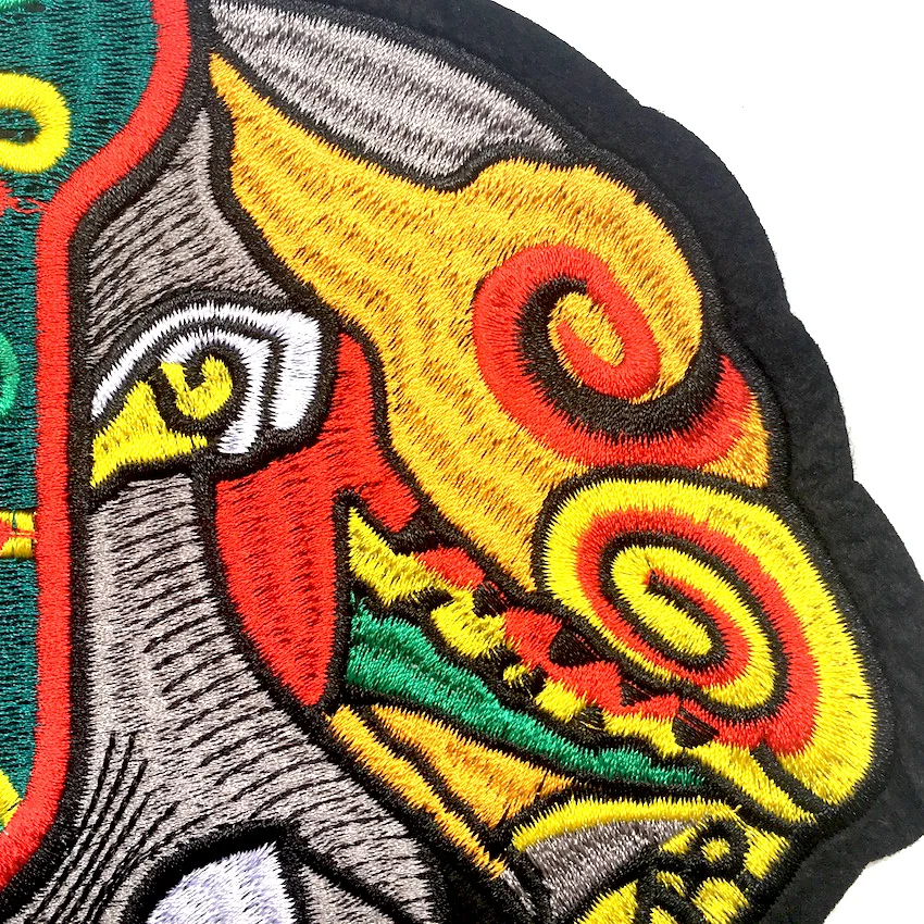 1 шт. крутой слон хорошее качество вышивка аппликация нашивки для одежды утюжок