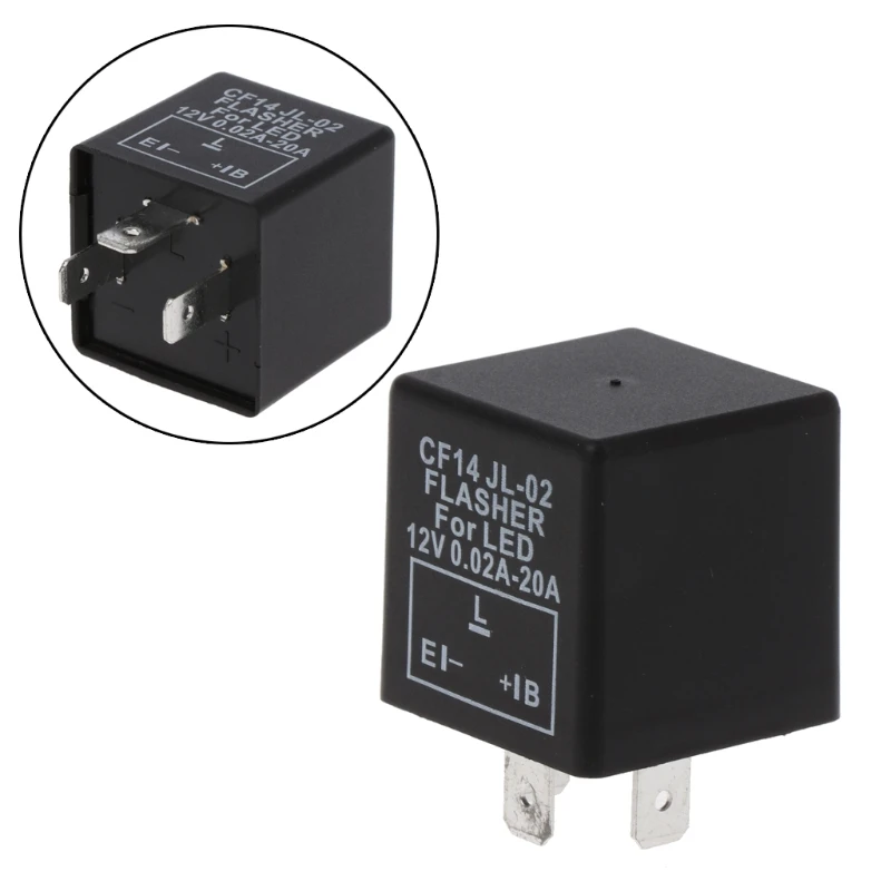 3 Pin CF14 JL-02 электронный автомобильный проблесковый сигнал реле исправить