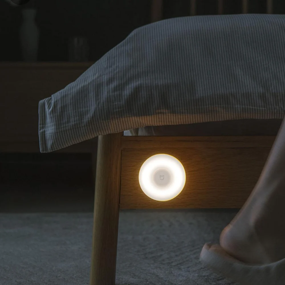 Ночник Xiaomi Mijia 2 ночная лампа инфракрасный датчик корпуса и света вращение на 360