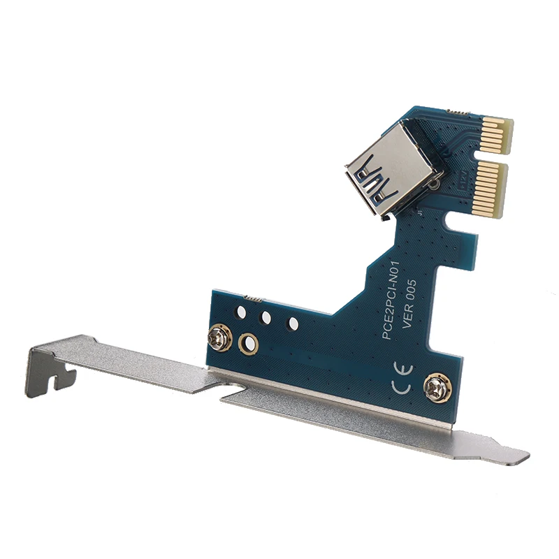 Новое поступление PCI-E Express X1-двойной PCI-адаптер прочная металлическая карта