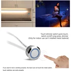 Светодиодный диммер 5 В, 12 В, 24 В постоянного тока, встраиваемые сенсорный Сенсор кнопка включения Управление Плавная затемнения переключатель для Светодиодный свет DIY кровать Шкаф Кабинет