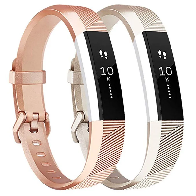Браслет из розового золота для Fitbit Alta HR/Fitbit Смарт часы ремешок Fit Bit HR маленький