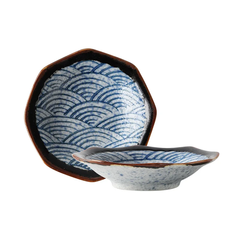 Мастерская RUX 1 шт. приправа для соуса в японском стиле ретро маленькая тарелка