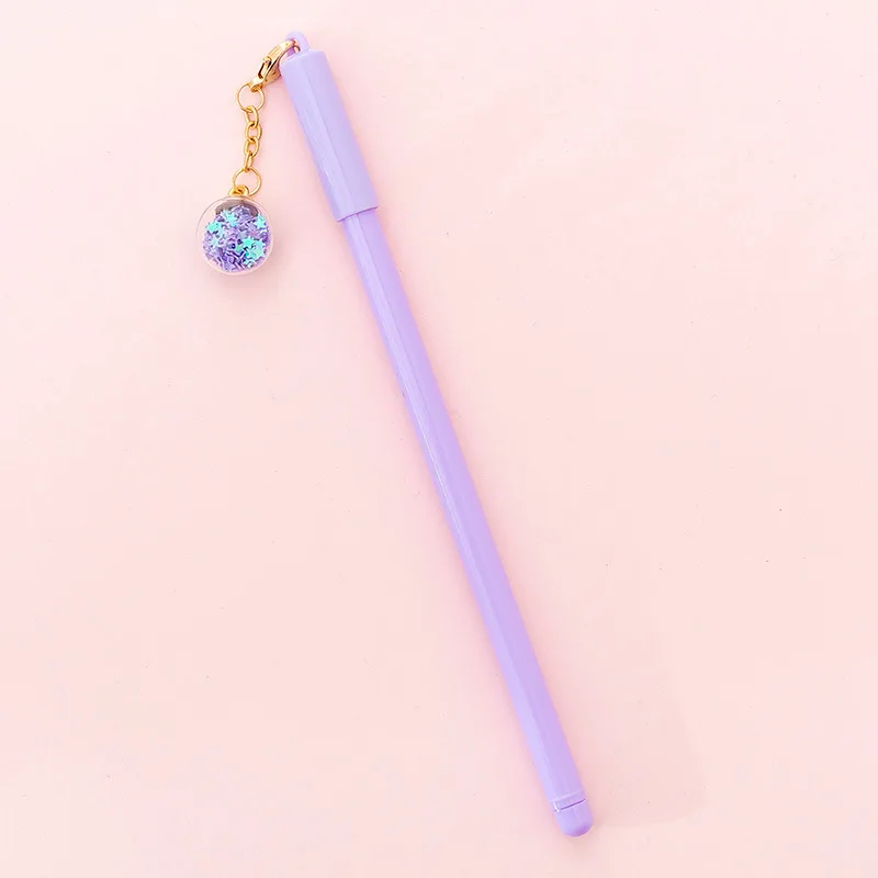 Корейские Канцтовары для девочек креативная гелевая ручка с подвеской