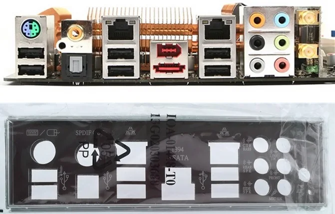 

Новая задняя панель I/O для материнской платы