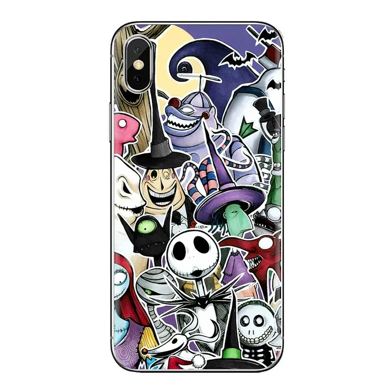 Nightmare Before Christmas Jack Sally Mobile Phone Case Cover For Samsung Galaxy A3 A5 A7 A9 A8 Star A6 Plus 2018 2015 2016 2017 |