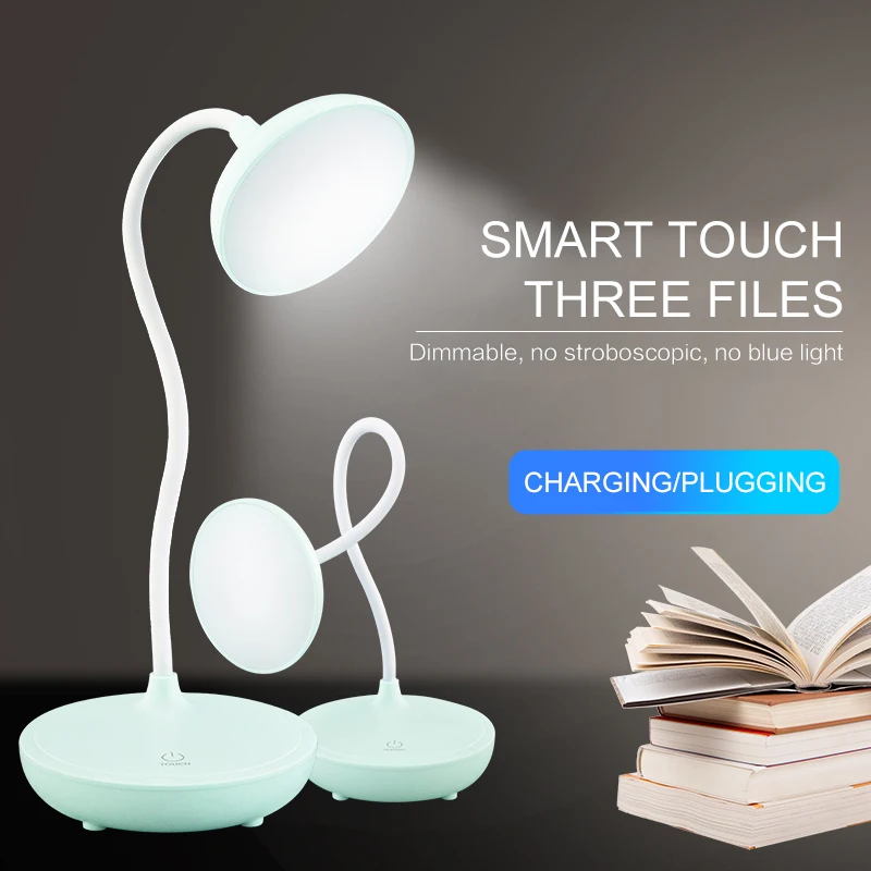 

Desk Lamp LED Light Night Light Rotatable Touch Switch LED Table Lamp USB Charging Port Bedside Reading Desk Lamp Light