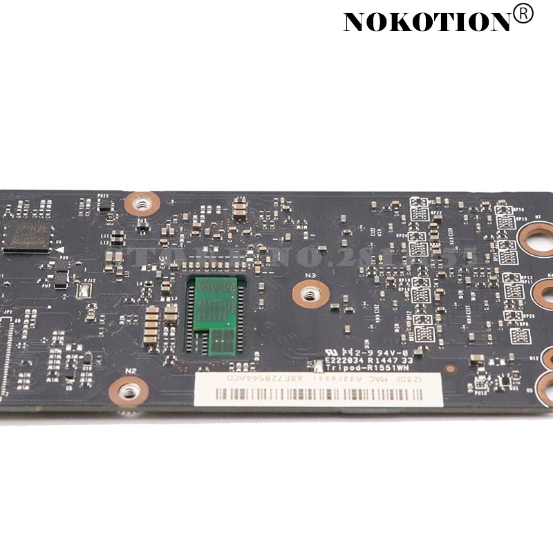 NOKOTION материнская плата для ноутбука Lenovo Yoga 3 Pro 1370 с процессором SR216 M 5Y70 4 Гб RAM AIUU2 NM