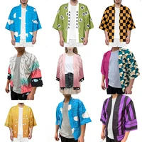 kimetsu no yaiba kamado tanjirou fate vocaloid cosplay nezuko kimono anime sweater shirt 3d trend short sleeve kimono costume