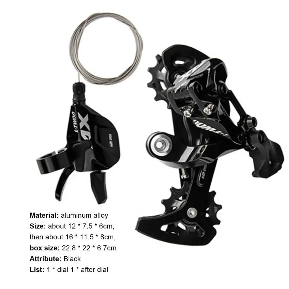 

1 Set GUB Bike Derailleur Rust-proof Support 52T Flywheel Easy to Control Wear-resistant 12 Speed Bike Shifter for Road Bikes