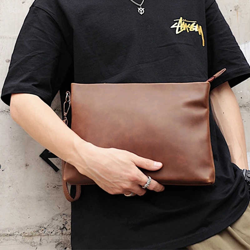 SUNNY SHOP Cluch Bag мужской кожаный клатч кошелек мужская сумка-конверт деловой из
