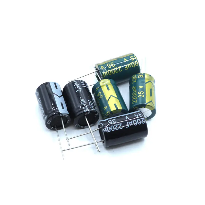 Набор высокочастотных низкочастотных алюминиевых электролитических