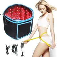 drop shipping portable red light slimming belt 360 degree infrared laser therapy fat burning belt for weight loss pain relief